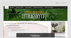 Desktop Screenshot of luthagsnytt.se