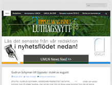 Tablet Screenshot of luthagsnytt.se